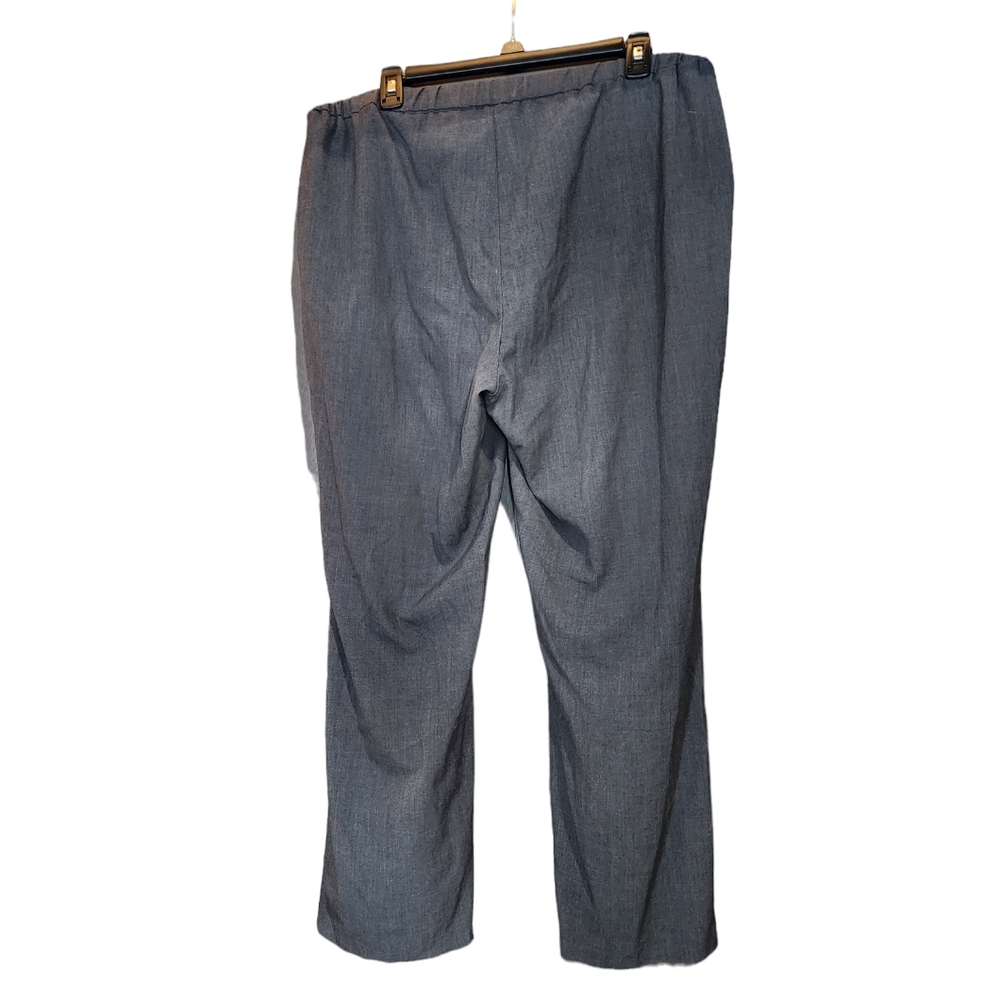 Dana Buchman dress pants / slacks | gray | 14 | elastic waist